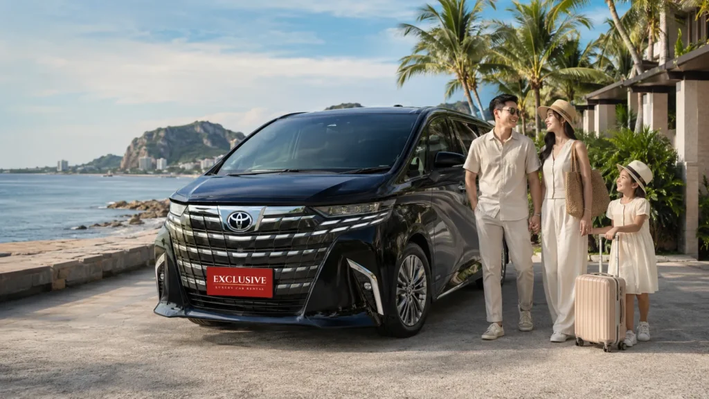 เช่า Alphard ไปหัวหิน เดินทางไกลขึ้นแต่ยังสบายตลอดทาง